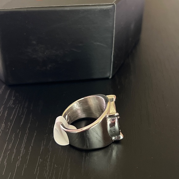 Original ZAG Adrien Agreste Ring Miraculous Ladybug Size 9 Unused Shiny Silver - Picture 3 of 4